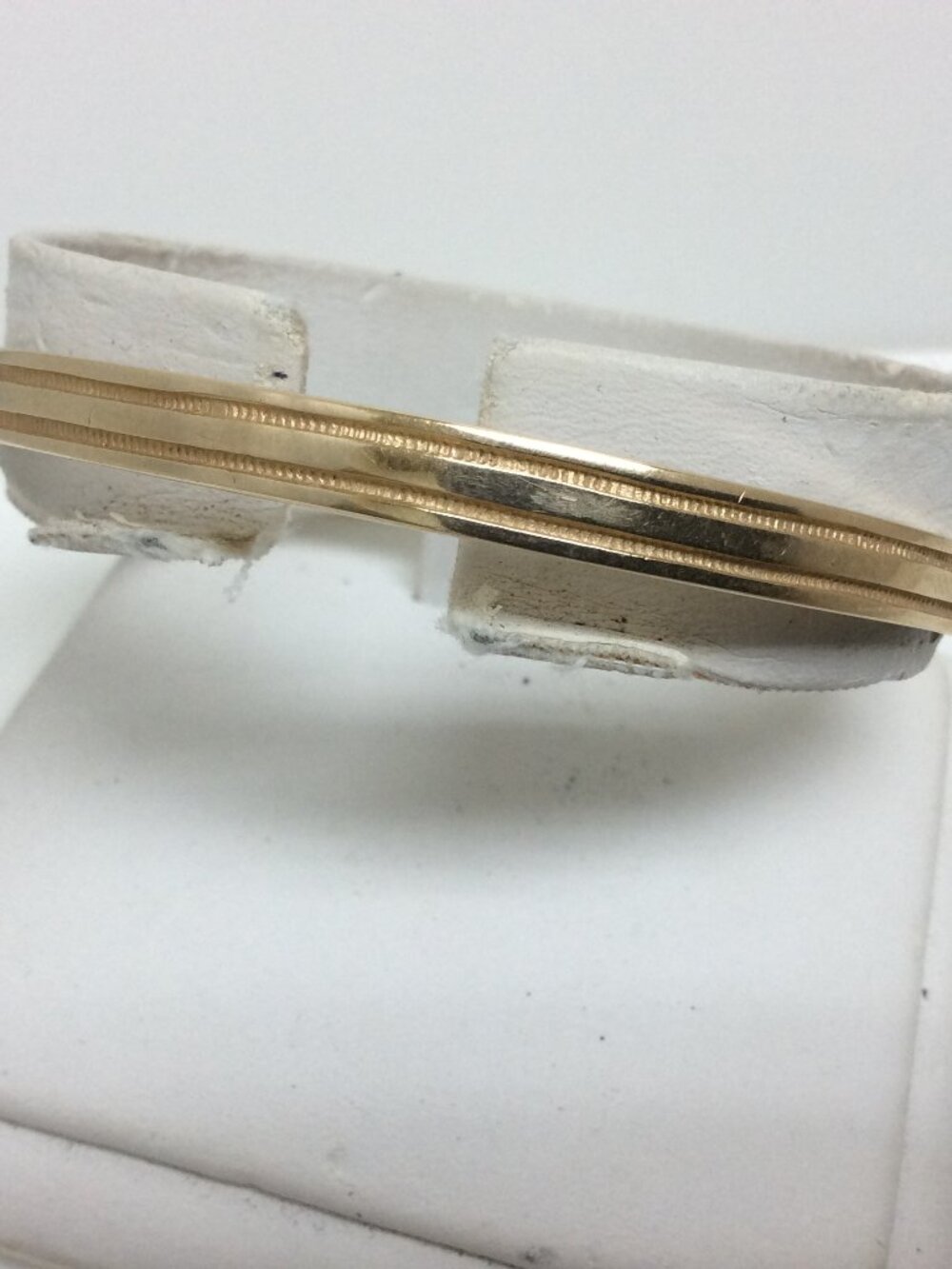 14K YELLOW Real Solid GOLD Heavy Bangle Bracelet 20gr